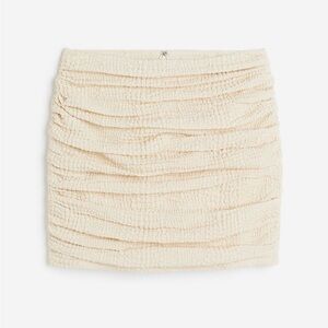 BNWT HM Drapped Mini Skirt